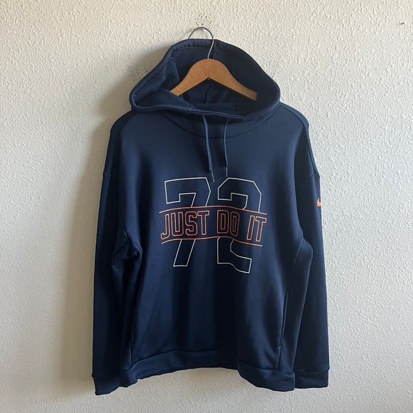 Nike Tops - Nike Men's Just do It Therma Sweatshirt Hoodie Jacket Size S Style 929419-451